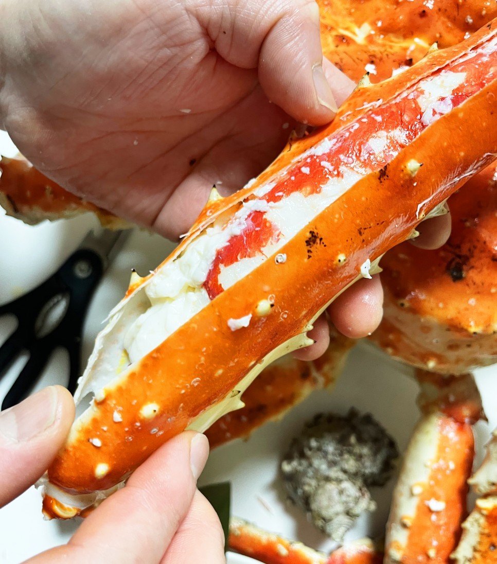 블루 킹크랩 1kg 수율 80% 이상 | 자숙Korean Premium Blue King Crab High Meat Yield Singapore Delivery