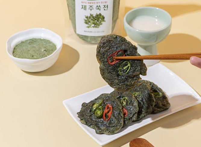 제주 해풍 맞은 100% 핸드메이드 쑥전키트