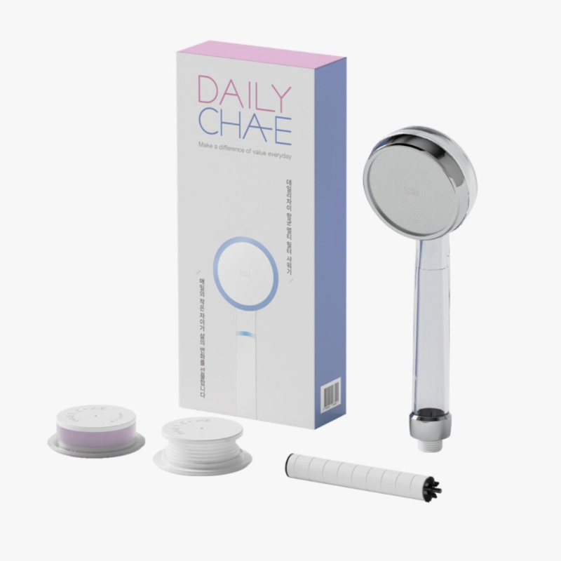 데일리차이 BPA 걱정없는 이중 필터 샤워기 Vitapresso 체험팩 ( 샤워기 본품 + Vitapresso 1ea )
