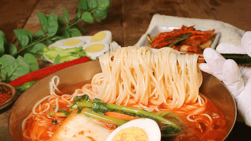 구포국시 - 집에서 즐기는 시원한 김치말이 국수 5인분 세트 (비법 육수팩5팩)