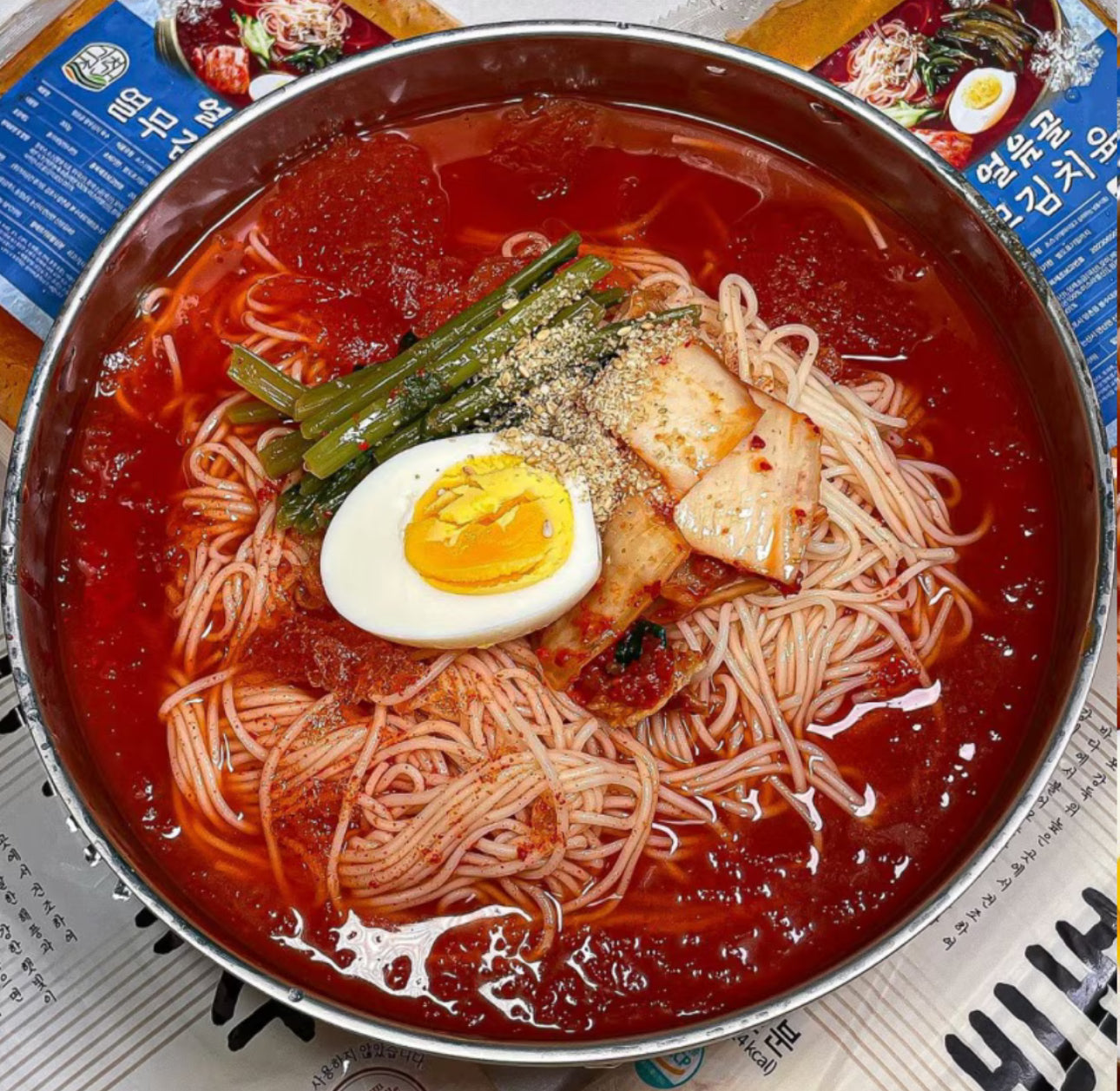 구포국시 - 집에서 즐기는 시원한 김치말이 국수 5인분 세트 (비법 육수팩5팩)