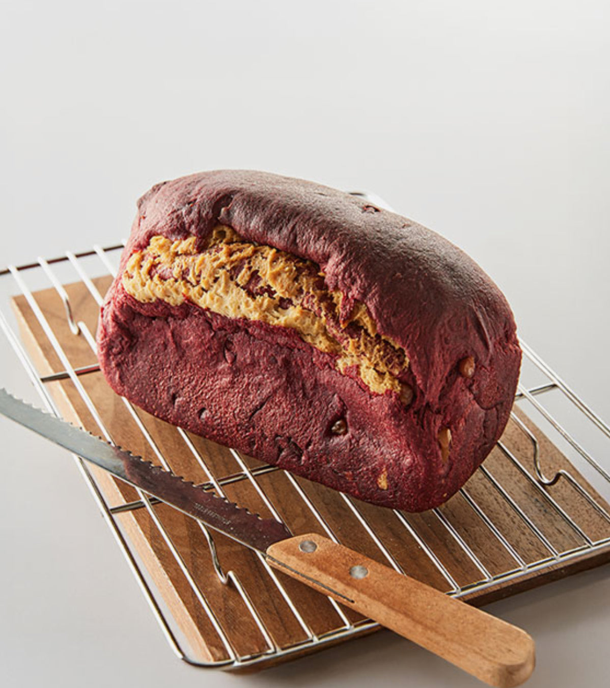 발그레 홍국 쫀득 쌀식빵 (280g, DMZ미술관빵) 무농약 현미쌀 사용