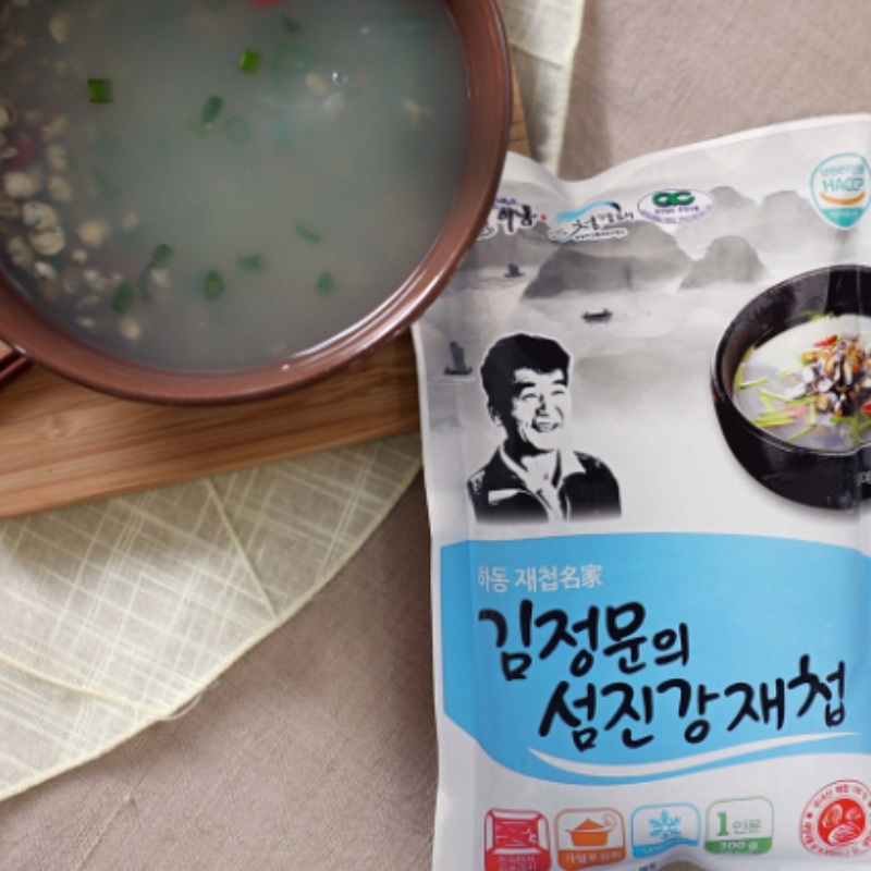 [골목맛집] 사나래 김정문의 섬진강 재첩국 500g(4팩)