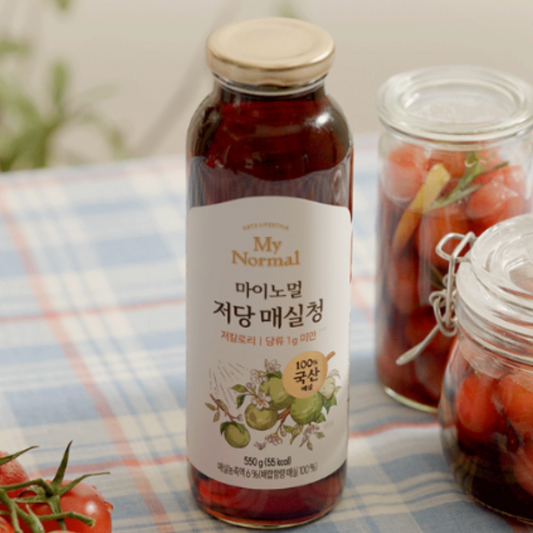 한병 다 마셔도 55칼로리..마이노멀 저당 매실청 (550g)