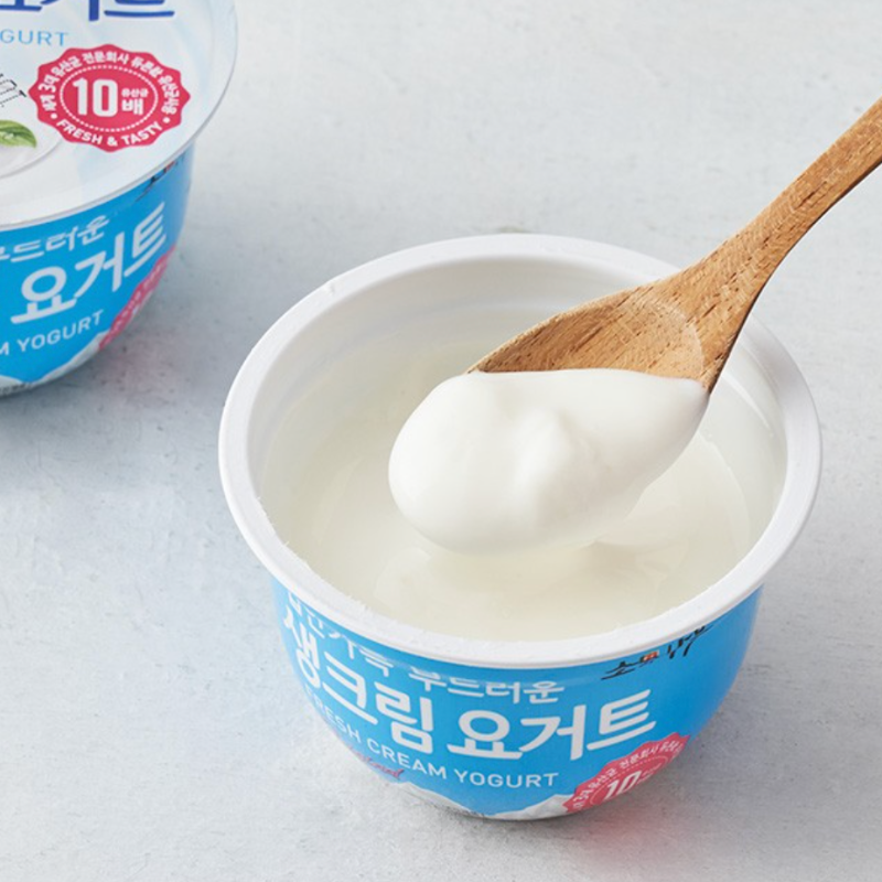 [Premium Fresh Cream Yogurt] Sowa Namu Cream Yogurt 680g (85g x 8) – Silky Fermented Dairy, Air-Flown to Singapore