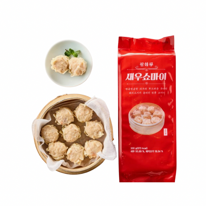 [맛집] 창화루 새우 쇼마이 300g | Korean Shrimp Siomai Dumpling Frozen Dim Sum Si ...
