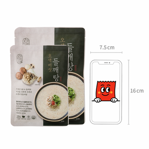 [맛집] 지리산 오색버섯 들깨탕 500g x 2팩 | Korean Perilla Mushroom Soup Singapore Delivery