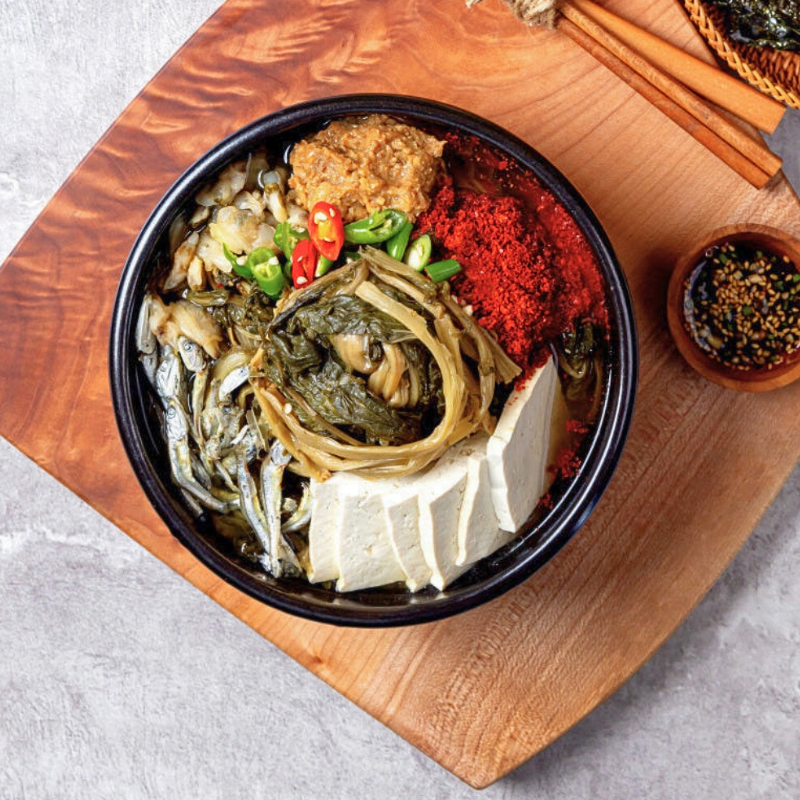 [팔도맛집] 김에 싸먹는 진짜 밥도둑! 진주 현지 그대로 담은 무청시래기 된장찌개 2인분