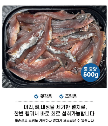 지금이 가장 맛나요, 남해안 제철 통멸치 (조림용 생멸치) 당일조업 당일발송  !