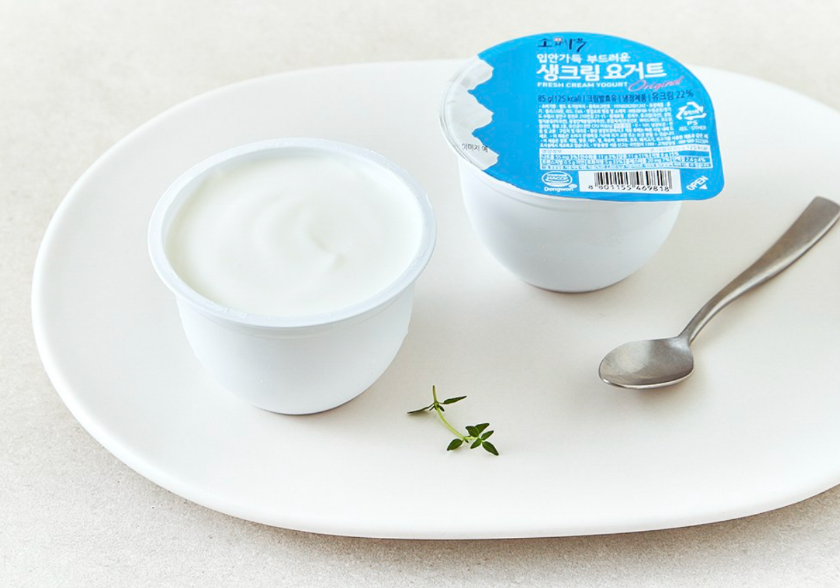 [Premium Fresh Cream Yogurt] Sowa Namu Cream Yogurt 680g (85g x 8) – Silky Fermented Dairy, Air-Flown to Singapore