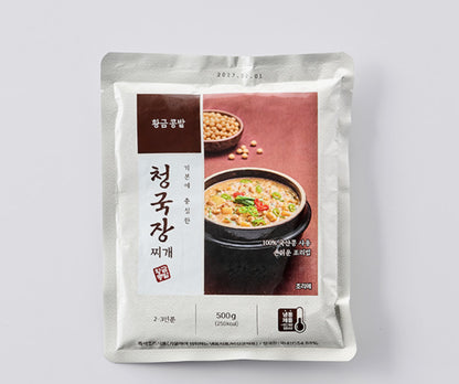 [맛집] 맛보장 미슐랭 선정 황금콩밭 청국장찌개 500g (2~3인분) | Korean Cheonggukjang Stew Premium Singapore Delivery