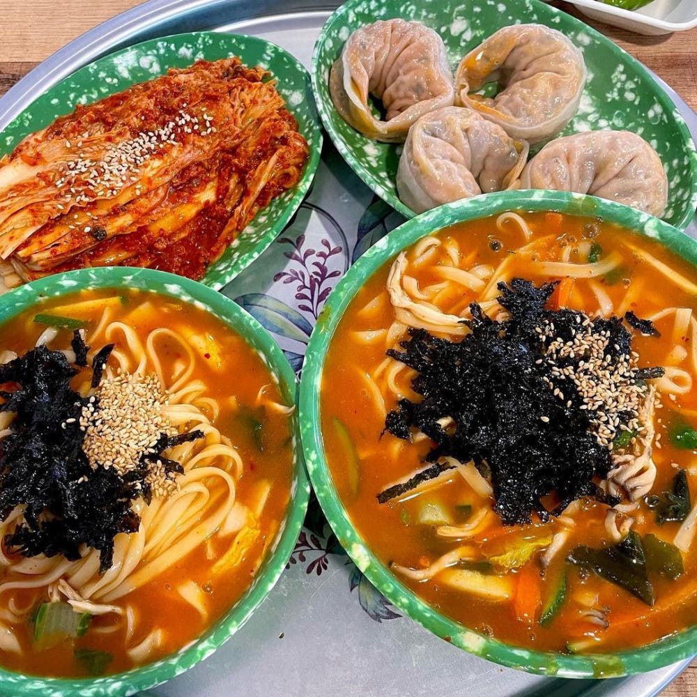 [공주맛집] 생면! 얼큰칼국수 공주칼국수 2-3인분 ( 맛집육수 & 양념 드려요 )