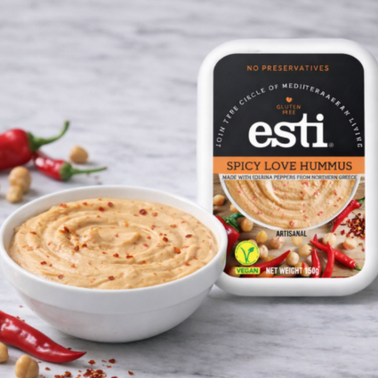 [COSTCO] ESTI 스파이시 러브 후무스 5개입 (그리스산) | ESTI Spicy Love Hummus 150g x 5 - Authentic Greek Chickpea Dip