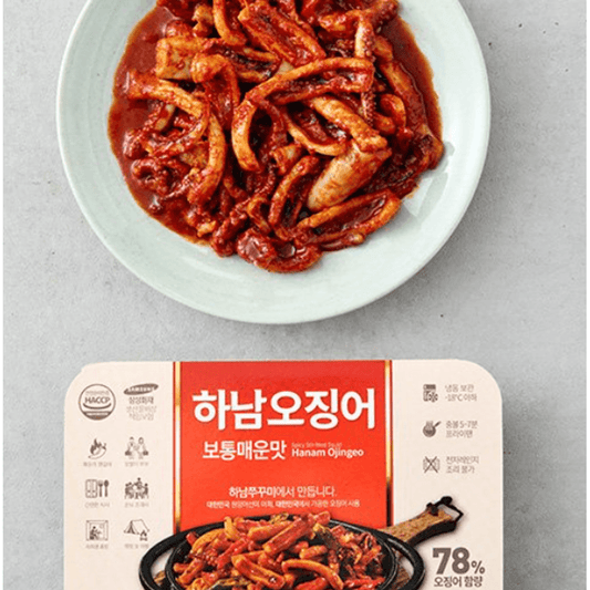 하남오징어 땡기는 매콤한 맛 ! 한팩 Hanam Ojingeo Spicy Stir-Fried Squid 300g