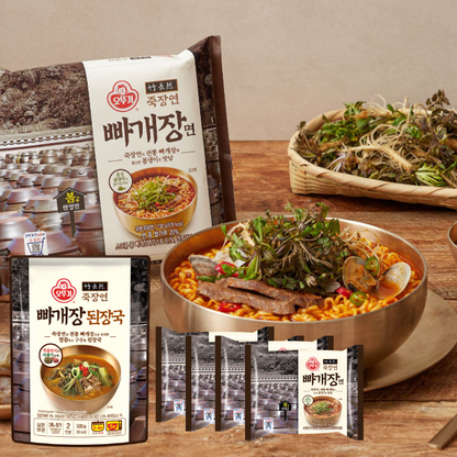 봄 한정판 죽장연 빠개장면 4개입(520g) + 빠개장 된장국 1팩 (500g)