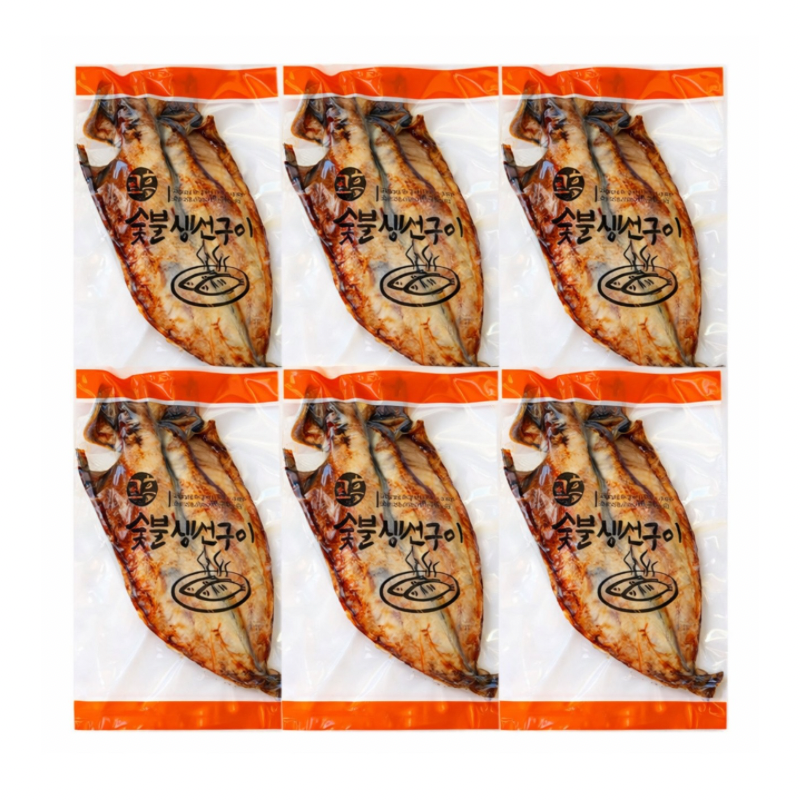 고흥 숯불 고등어 200g x 6미 | Korean Charcoal Grilled Mackerel Ready Meal Singapore Delivery