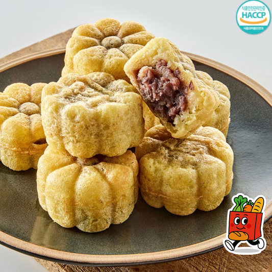 우리밀 국화빵 500g | Korean Red Bean Chrysanthemum Bread Snack Singapore Delivery