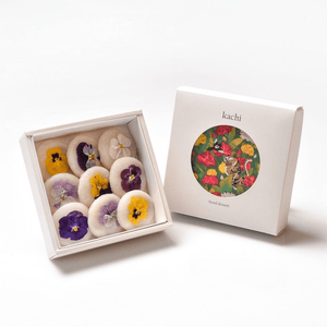 Hwapyeon Korean Flower Rice Cake Gift Set with Bojagi Wrap