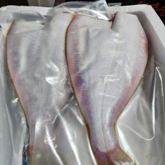 [산지직송] 손질된 국내산 귀한 생물 참가자미 1kg 살배기 3-4미