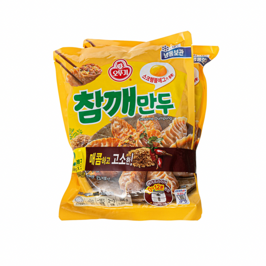 오뚜기 참깨만두 (냉동, 396g × 2개)