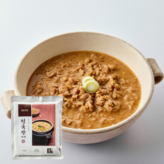 [맛집] 맛보장 미슐랭 선정 황금콩밭 청국장찌개 500g (2~3인분) | Korean Cheonggukjang Stew Premium Singapore Delivery