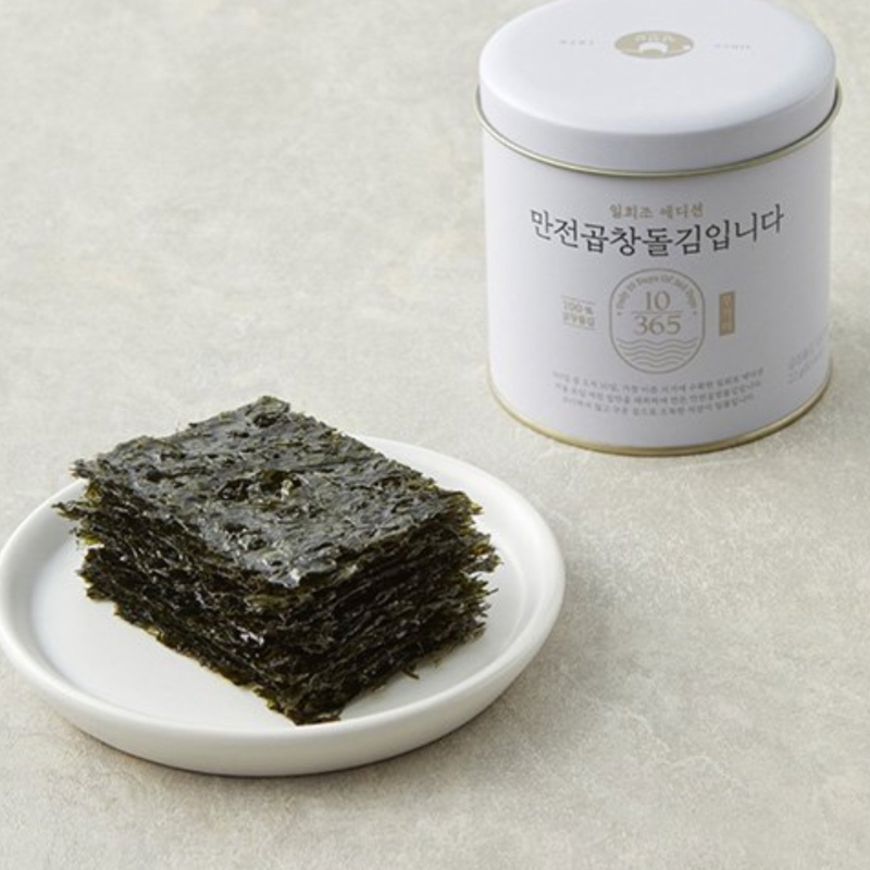 [프리미엄] 만전 곱창 돌김 22g｜일회조 곱창김 · 무가미 생김 · Singapore Delivery