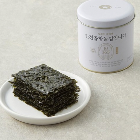 [프리미엄] 만전 곱창 돌김 22g｜일회조 곱창김 · 무가미 생김 · Singapore Delivery