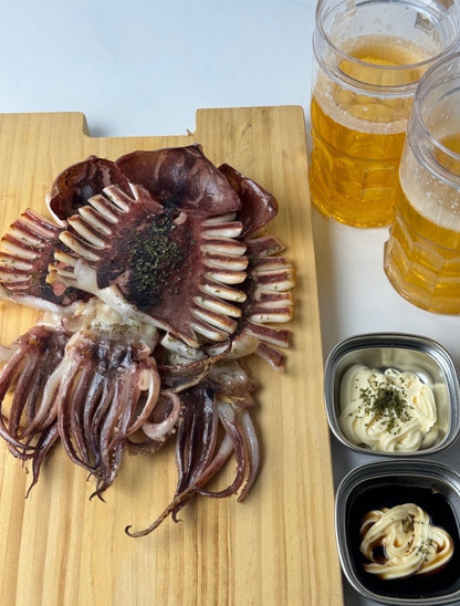 [산지직송 ! 한마리당 $5.3] 동해안 반건조 오징어 10미 (버터 포함) Korean Semi Dried Squid Butter Grill Set Singapore Delivery
