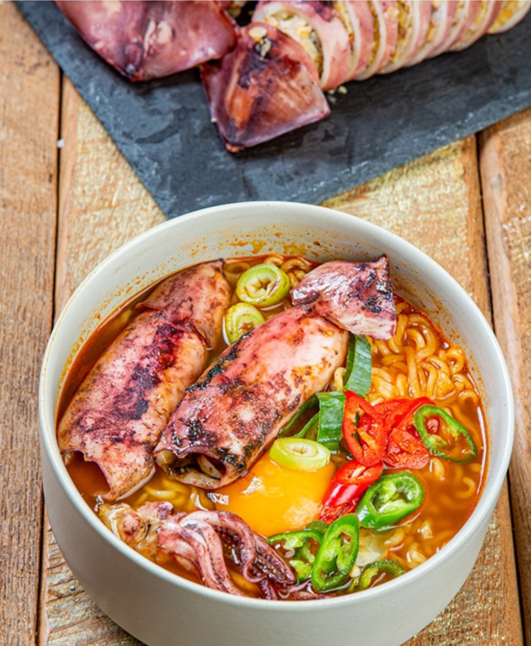 [산지직송] 국내산 급냉 통찜 초코 오징어 1kg
