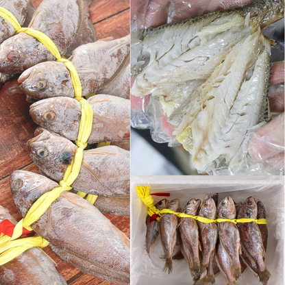 [산지직송] 임금님 밥상에 오르던 국내산 백굴비 (20미) 전통 엮걸이작업으로 보내드립니다.