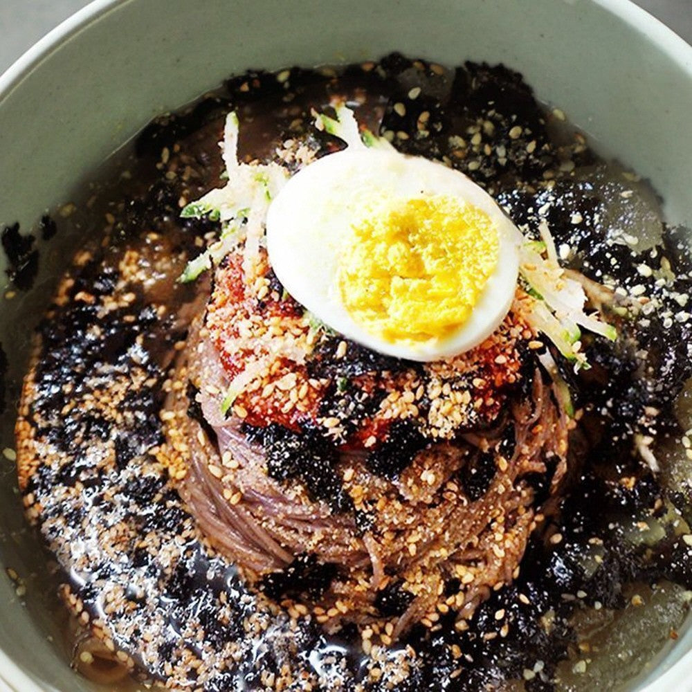 [골목식당] 줄서서먹는 ! 본가 동해막국수 40년 노포 막국수 2종 (물/비빔) 총 4팩!! 4인분