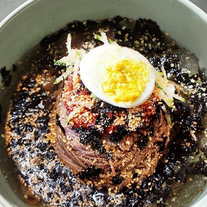 [골목식당] 줄서서먹는 ! 본가 동해막국수 40년 노포 막국수 2종 (물/비빔) 총 4팩!! 4인분