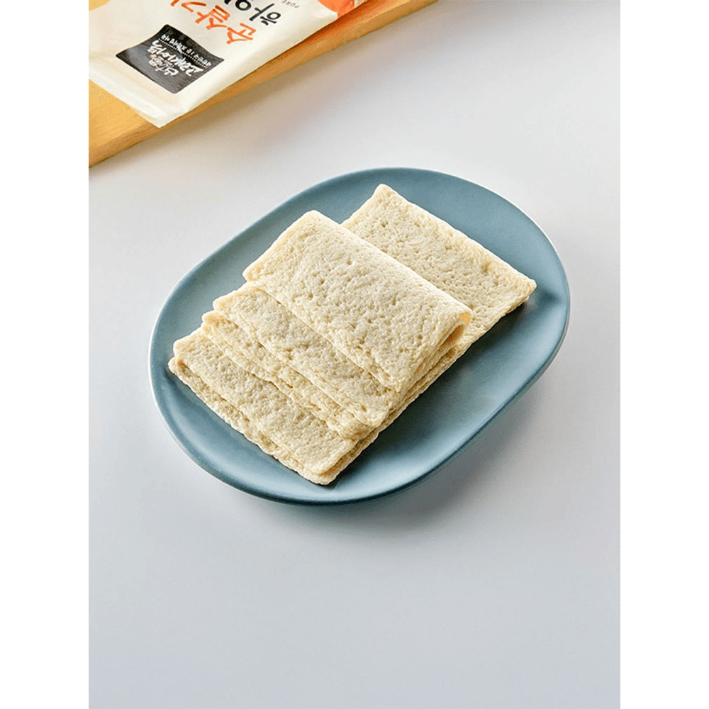 Goraesa Premium White Square Fish Cake 300g - 90% Fish Content, Wheat-Free