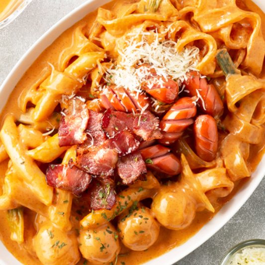 [애슐리] 못 잃어.. 토핑듬뿍 로제떡볶이 (2인분, 800g) Rose Tteokbokki